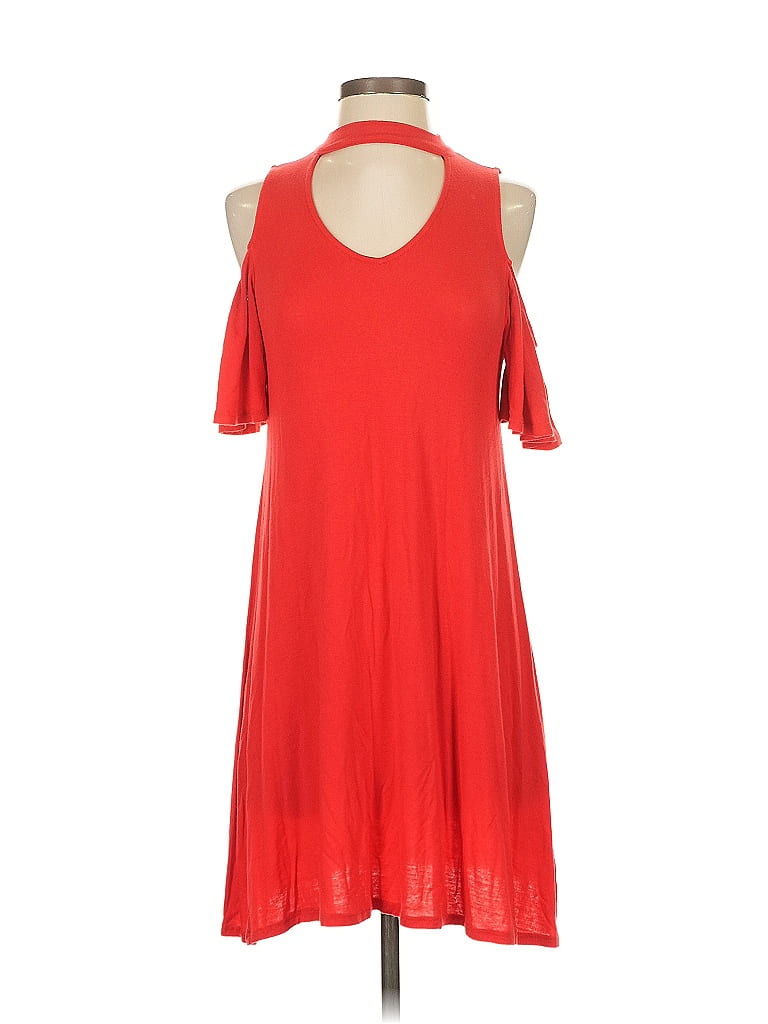 Pre-owned Blue Rain Casual Dress In Red