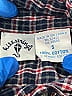 Kitestrings 100% Cotton Checkered-gingham Blue Long Sleeve Button-Down Shirt Size 5 - photo 3