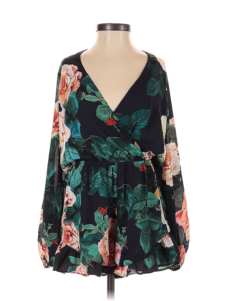 Pre-owned Show Me Your Mumu Romper In Blue