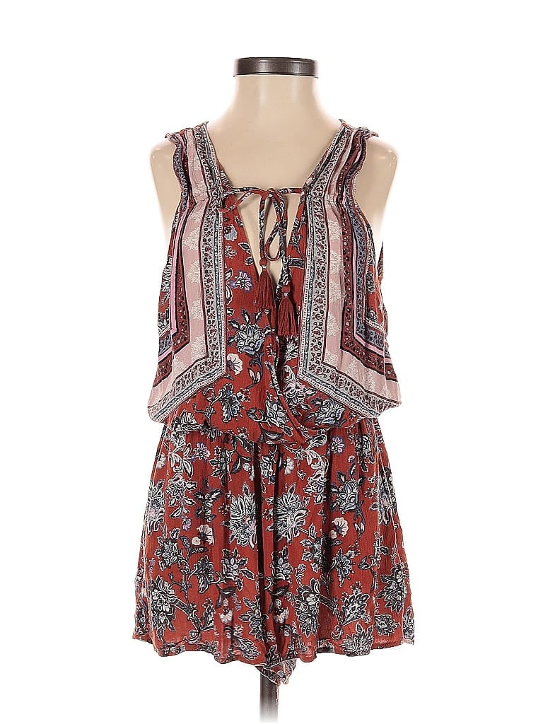 Pre-owned American Eagle Outfitters Romper In Brown