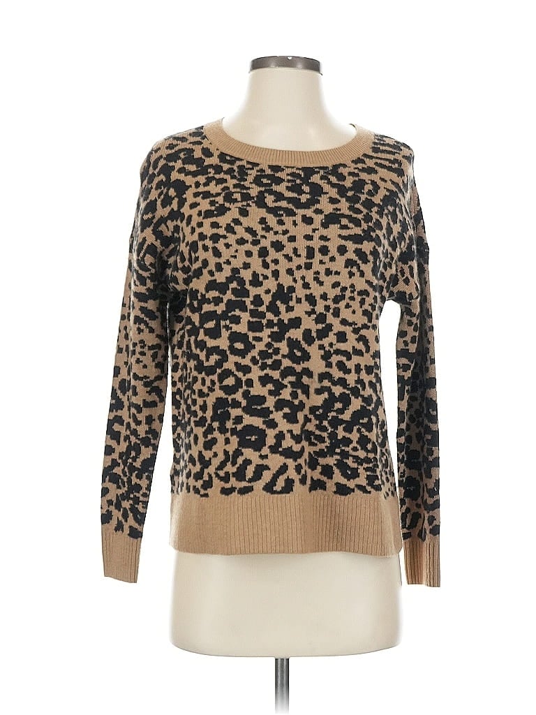Pre-owned Ann Taylor Loft Pullover Sweater In Brown