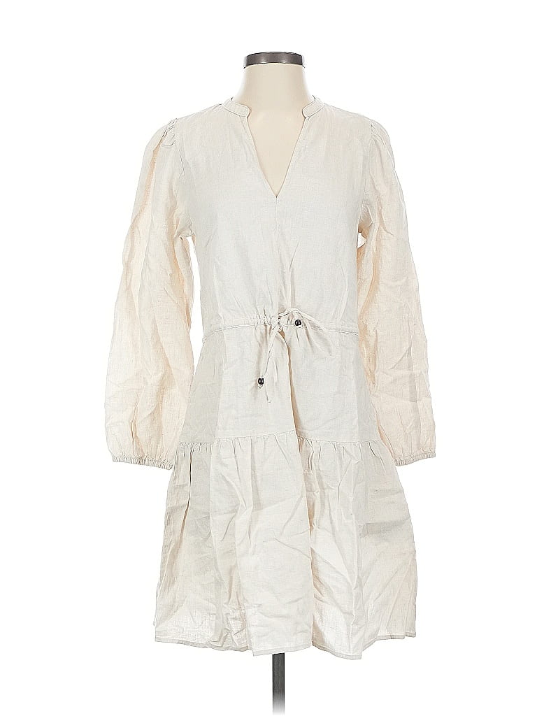 Pre-owned H&m Casual Dress In White