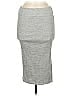 James Perse Solid Gray Casual Skirt Size Med (2) - photo 1