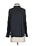 Ann Taylor LOFT 100% Polyester Black Long Sleeve Blouse Size XXS (petite) - photo 1
