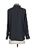 Ann Taylor LOFT 100% Polyester Black Long Sleeve Blouse Size XXS (petite) - photo 2