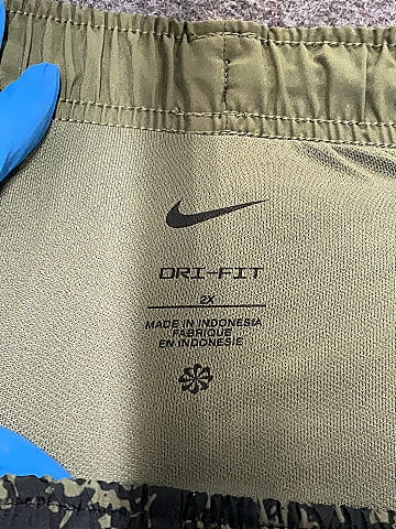 Nike 100% Polyester Green Athletic Shorts Size 2X