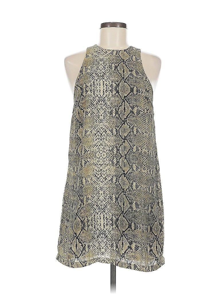 Pre-owned Olivaceous Cocktail Dress In Gray
