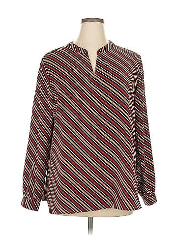 Anne Klein Long Sleeve Blouse (view 1)