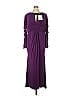 Mac Duggal 100% Polyester Purple Cocktail Dress Size 20 - photo 1