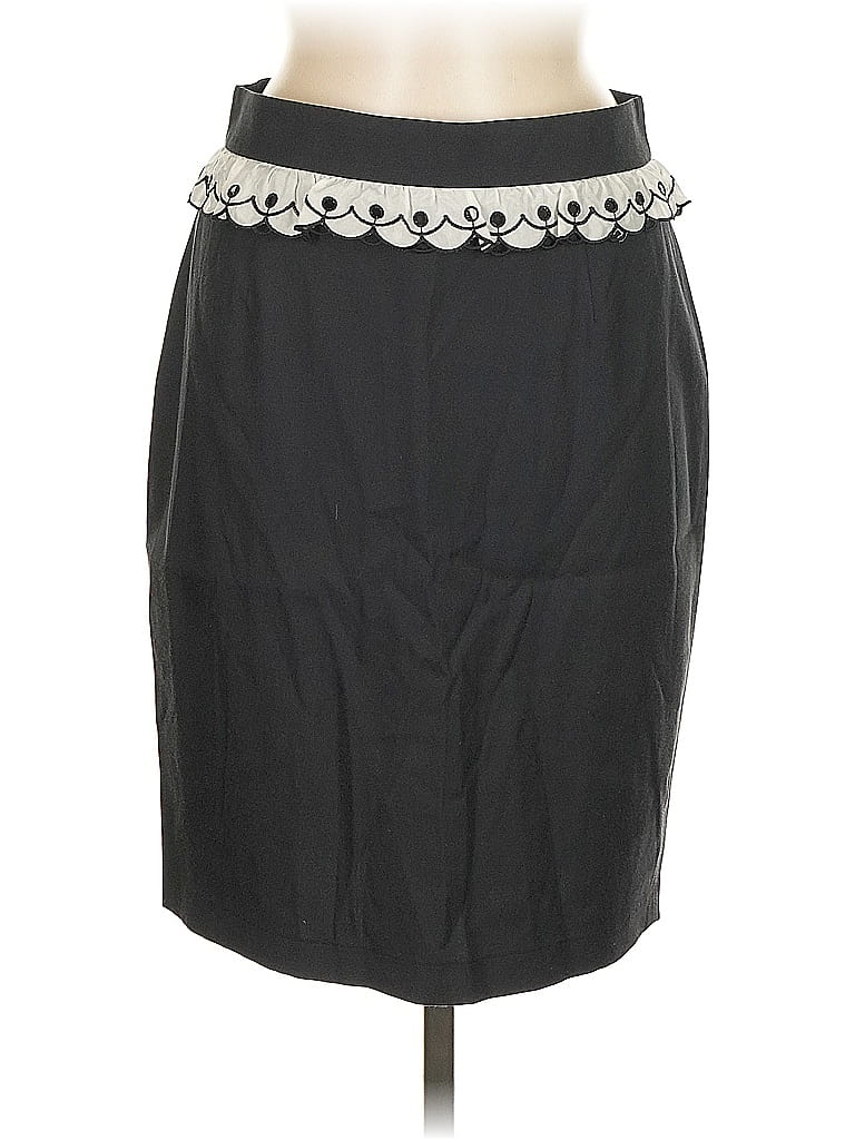 Pre-owned Blumarine Silk Skirt In Black