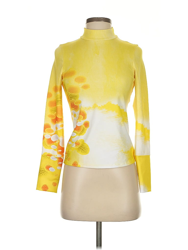 Terez Yellow Long Sleeve Turtleneck Size XS - photo 1