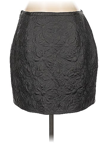 Desigual 100% Viscose Gray Casual Skirt Size EU 42 / US 12