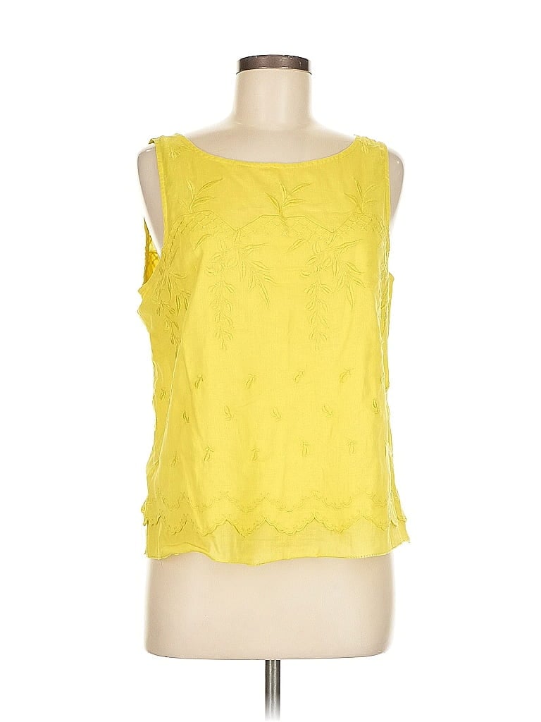 Pre-owned Moulinette Soeurs Sleeveless Blouse In Yellow