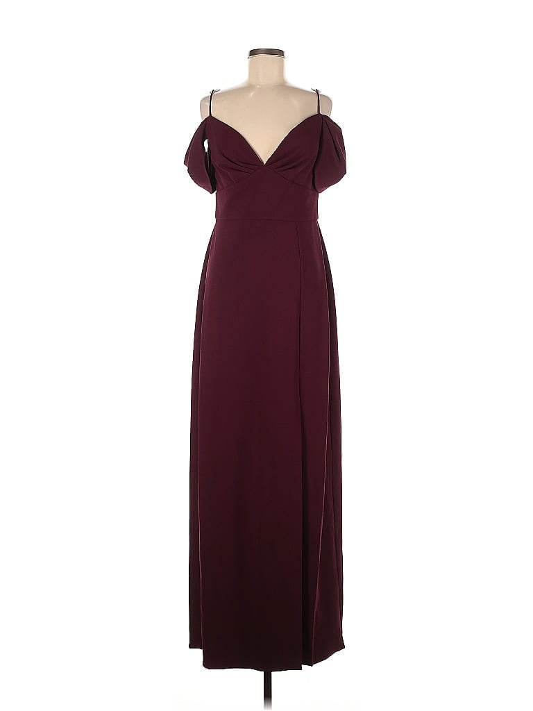Sachin & Babi Cocktail Dress In Burgundy