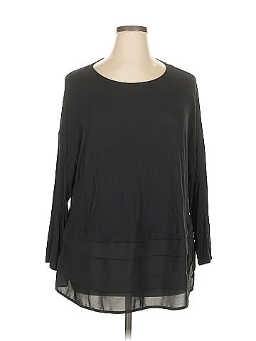 Apt. 9 3/4 Sleeve Top (view 1)
