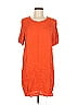 Mango 100% Viscose Orange Casual Dress Size 8 - photo 1