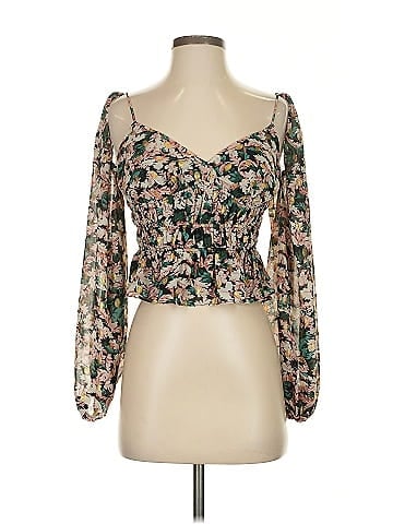 ASTR The Label Long Sleeve Blouse (view 1)