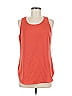 Van Heusen 100% Polyester Orange Sleeveless Top Size M - photo 1