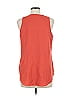 Van Heusen 100% Polyester Orange Sleeveless Top Size M - photo 2