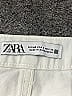 Zara 100% Cotton Ivory Denim Shorts Size 8 - photo 3