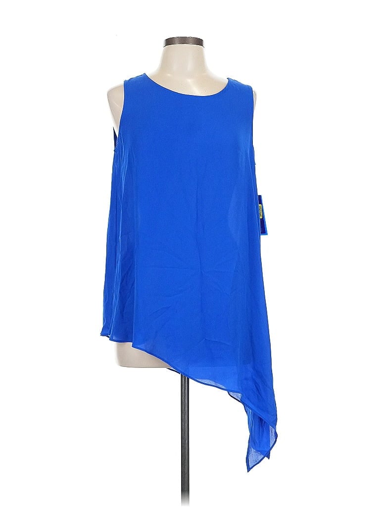 Click to view more detailed imagery on our partner's website Pre-owned Nygard Sleeveless Blouse In Blue
