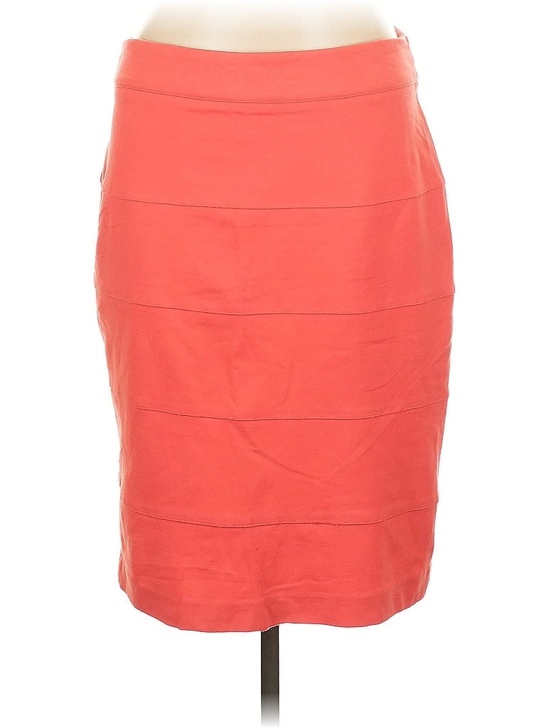 Pre-owned Virtue Formal Skirt In Orange