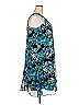Catherines 100% Polyester Print Blue Cocktail Dress Size 22W - photo 3