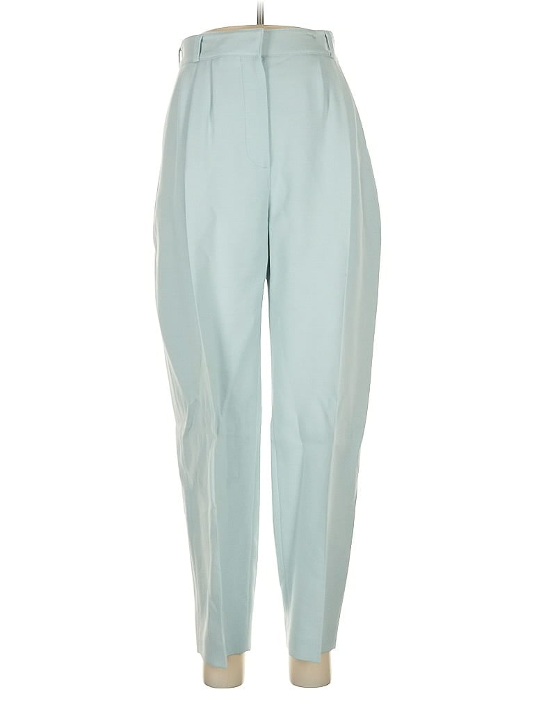 Pre-owned Alexander Mcqueen Wool Pants In Blue