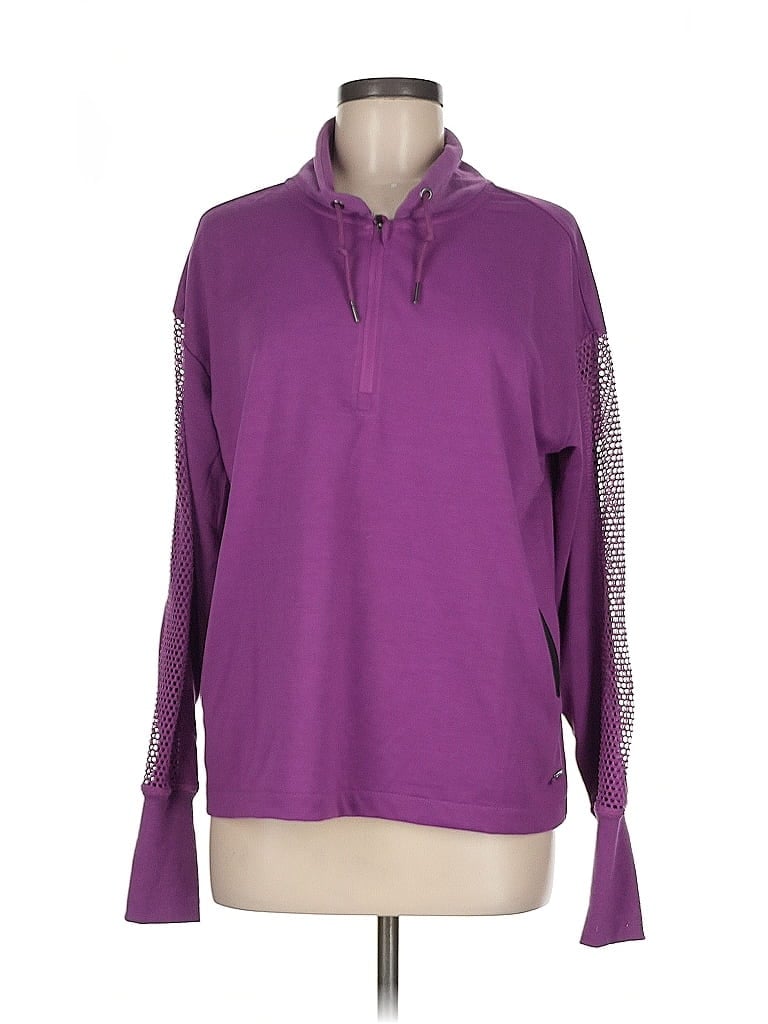 Pre-owned Nine West Pullover Sweater In Purple