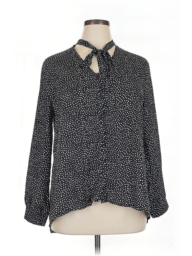 AMARYLLIS Pre-owned Long Sleeve Blouse In Black