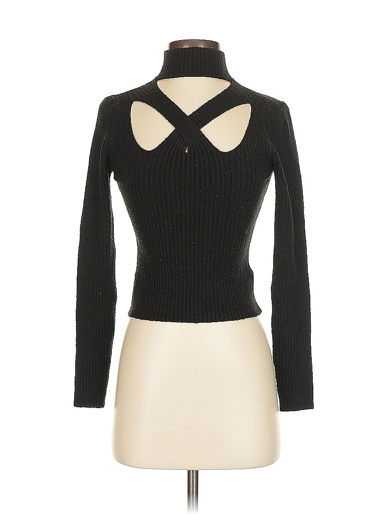 Pre-owned Astr Turtleneck Sweater In Black