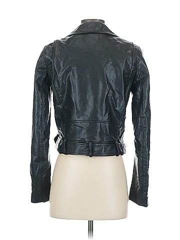 Zara Faux Leather Jacket (view 2)