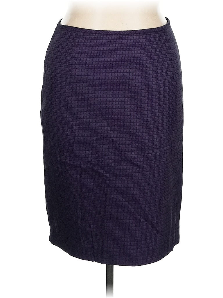 Pre-owned Unbranded Formal Skirt In Purple