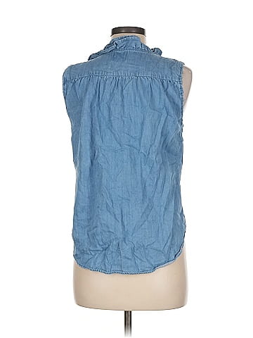 Industry Sleeveless Button-Down Shirt (view 2)