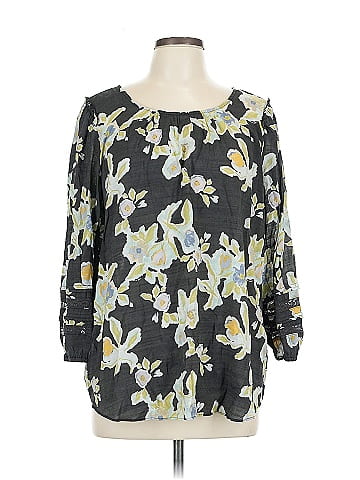 LC Lauren Conrad 3/4 Sleeve Blouse (view 1)