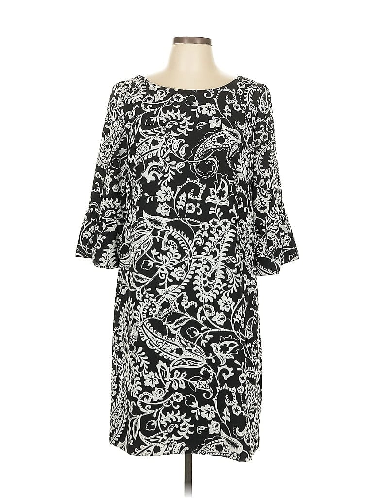 Pre-owned Talbots Casual Dress In Black