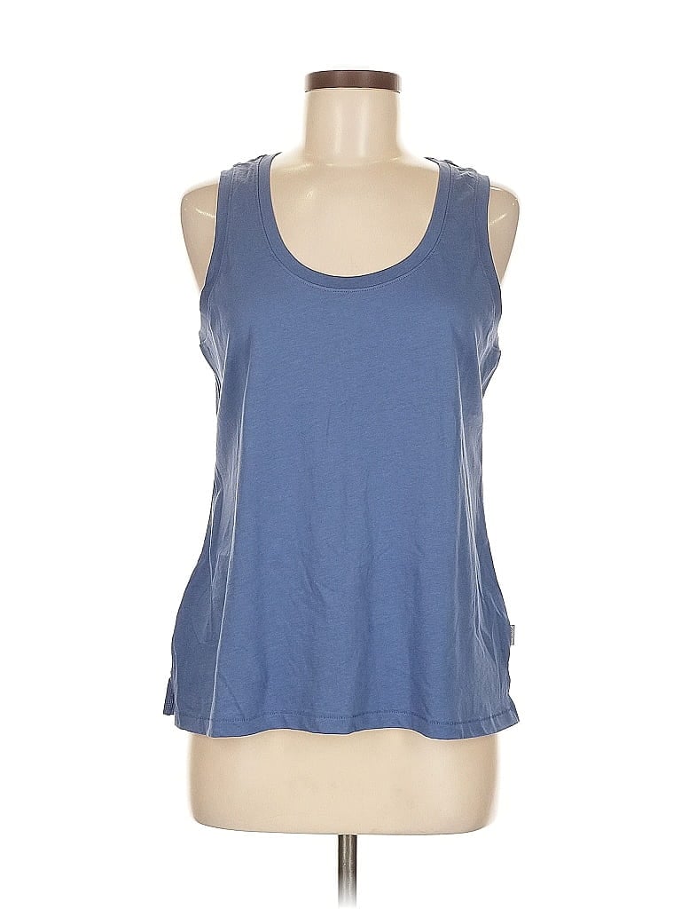 Pre-owned Eddie Bauer Active Tank Top In Blue