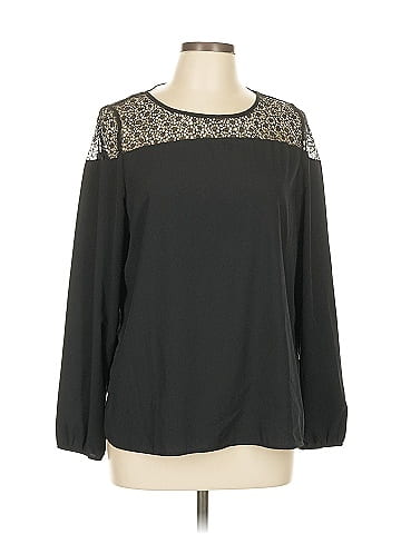 Ruff Hewn Long Sleeve Blouse (view 1)