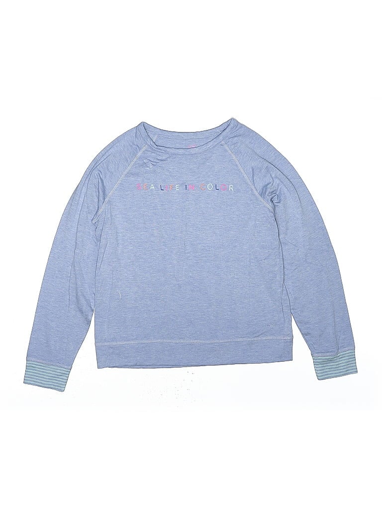 Click to view more detailed imagery on our partner's website Pre-owned Vineyard Vines Kids' Long Sleeve T-shirt In Blue