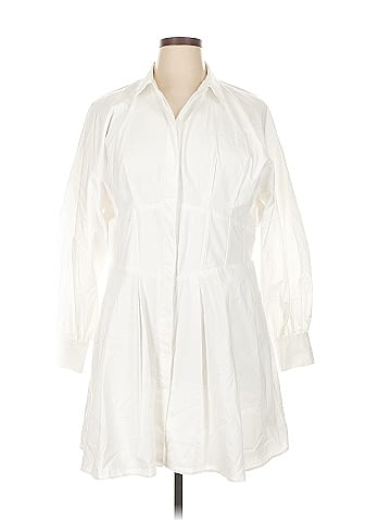 Express White Casual Dress Size XL