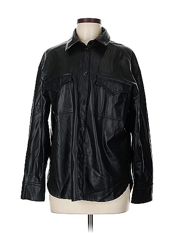Bershka Long Sleeve Button-Down Shirt (view 1)