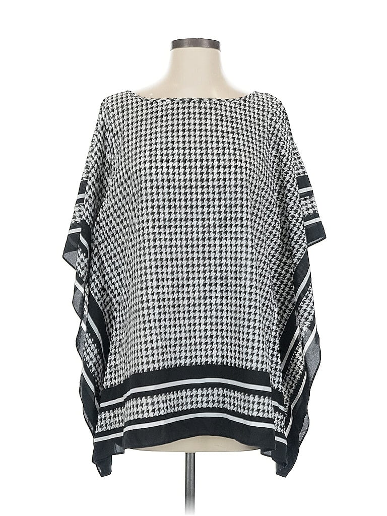 Pre-owned Michael Michael Kors 3/4 Sleeve Blouse In Black