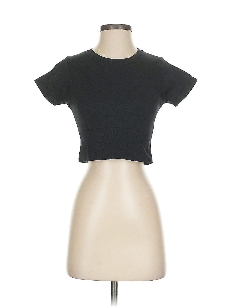 Pre-owned Offline By Aerie Short Sleeve T-shirt In Black