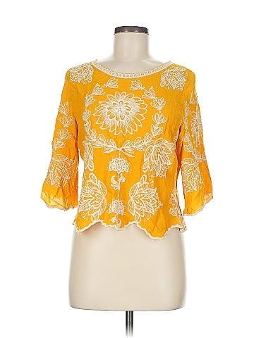 Solitaire 3/4 Sleeve Blouse (view 1)