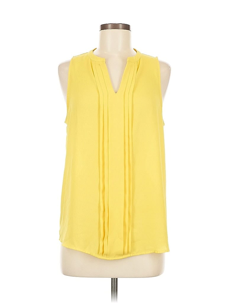 Pre-owned 41hawthorn Sleeveless Blouse In Yellow