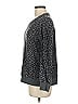 Splendid Animal Print Gray Pullover Sweater Size M - photo 5