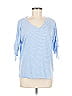 Talbots Outlet Blue 3/4 Sleeve T-Shirt Size M - photo 1