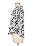 Cloth & Stone 100% Rayon Animal Print Ivory Short Sleeve Henley Size L - photo 4