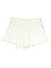 Zara 100% Cotton Ivory Denim Shorts Size 8 - photo 2