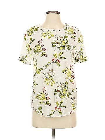 Equipment Short Sleeve Silk Top (view 1)